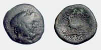 Kings of Thracia,  140-100 BC., Mostis, Æ 20, Weber coll. 2740.