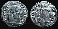 315-316 AD., Licinius I, Siscia mint,Follis, RIC 17. 