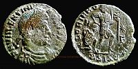367-375 AD., Valentinian I, Siscia mint, Ã†3, 14a (xvi). 