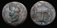  65 AD., Nero, Lugdunum mint, Sestertius, RIC 439.