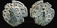 260-268 AD., Gallienus, Siscia mint, Æ Antoninianus, Göbl 1476p.