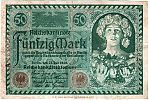 1920 AD., Germany, Weimar Republic, Reichsbank, Berlin, 50 Mark, Pick 68. V-A·2320274 Obverse