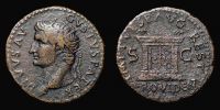  80-81 AD., Titus for Augustus, restitution issue, Rome mint, As, Coh. 559.