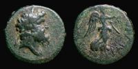 Tralleis in Lydia,   0-100 AD., as Kaisarea, Ã† 15, RPC 2643.