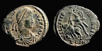 353-355 AD., Constantius II, Arelate mint, Ã† 3, RIC 215.