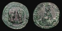 Singara in Mesopotamia, 241-244 AD., Gordian III and Tranquillina, Ã† 32, BMC 13.