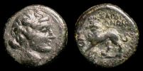 Sardis in Lydia,   133-50 BC., Ã† 17, BMC 42.