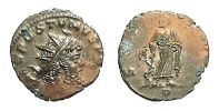 268-269 AD., Aureolus in the name of Postumus, Antoninianus, mint of Meliolanum, RIC 382.