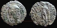 351-352 AD., Decentius Caesar, Aquileia mint, Ã†2-3, RIC 178 var.