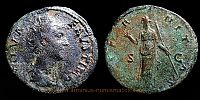 141 AD. and later, Faustina senior, Rome mint, Sestertius, RIC 1102a.