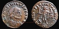 313 AD., Maximinus II Daia, Siscia mint, Follis, RIC 234b.