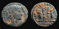 333-334 AD., Constantinus I., Arelate mint, Follis, RIC 375.