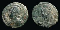 330-331 AD., City Commemorative Constantinopolis, Treveri mint, Follis, RIC 530.