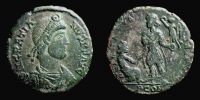 378-383 AD., Gratian, Arelate mint, Ã† 2, RIC 20a.