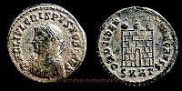 318-320 AD., Crispus Caesar, Heracleia mint, Follis, RIC 30.