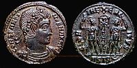 337-340 AD., Constantinus I, Siscia mint, Ã†3 / Follis?, RIC 95.