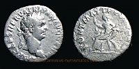  98-99 AD., Trajan, Rome mint, Denarius, RIC 11.