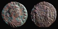 351 AD., Decentius Caesar, Arelate mint, Æ 2, RIC 174.