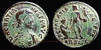 378-383 AD., Gratian, Siscia mint, Ã†2, RIC 26 a 6.