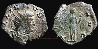 260-268 AD., Gallienus, Siscia mint, Ã† Antoninianus, GÃ¶bl 1424i.