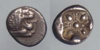 Miletos in Ionia,      500 BC., Obol, SNG von Aulock 2082.