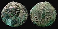  41-42 AD., Claudius, Tarraco mint, As, RIC 100. 