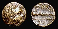 Thebes in Boiotia,    395-338 BC., Chalkus, BMC 174.