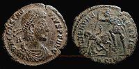 351-355 AD., Constantius II, Siscia mint, Ã†2, RIC 338.