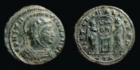 319 AD. and later, Constantinus I, contemporary imitation copying the Treveri mint, Follis, cf. RIC 228-9.