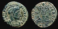 320 AD., Constantinus I, Lugdunum mint, Follis, RIC 102.