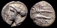 Sinope in Paphlagonia,     365-322 BC., magistrate Theosi.., Drachm, Rec. GÃ©n. 31.