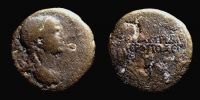 Hierapolis (originally Bambyce) in Syria, 102-117 AD., Traian, Ã†26, SNG Munich 454.