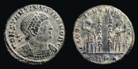 332-333 AD., Constantinus II Caesar, Treveri mint, Follis, RIC 545.
