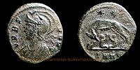 330-333 AD., City Commemorative Rome, Heracleia mint, Follis, RIC 114. 