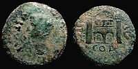 Emerita in Hispania,  14-37 AD., Tiberius, As, RPC 31.
