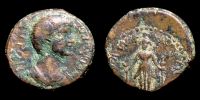 Philadelphia in Lydia,  54-59 AD., Nero, magistrate Ti. Neikanor, Ã† 18, RPC 3041.