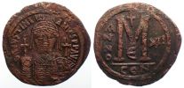  538-539 AD., Justinian I., Constantinopolis mint, Ã† Follis, Sear BC 163.