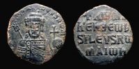  931-944 AD., Constantine VII and Romanos I, Constantinopolis mint, Follis, Sear 1760.