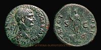  98-99 AD., Trajan, Rome mint, As, RIC 392.