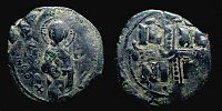 1034-1041 AD., Michael IV, Constantinopolis mint, Follis, Sear 1825. 