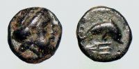 uncertain mint in Caria or Ionia,  386-300 BC., Ã† Chalkus, SNG Cop. 1022.