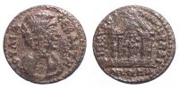 Hypaepa in Lydia, 193-204 AD., Julia Domna, magistrate T. Flavius Papionos Herodos, Ã† 22, SNG Turkey 5, 381.