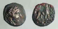 Miletos in Ionia,   225-200 BC., magistrate ...gaklos, Chalkus.