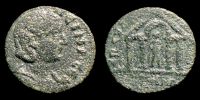 Saitta in Lydia, 253-268 AD., Salonina, magistrate Julios Reginos, Ã† 25, BMC 75.