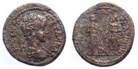 Bageis in Lydia, 198-209 AD., Geta Caesar, magistrate Gaius, SNG Cop. 55.