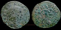 305-306 AD., Severus II Caesar, Aquileia mint, Follis, RIC 70a.