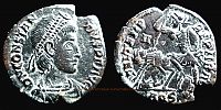 352-355 AD., Constantius II, Aquileia mint, Æ3, RIC 205.