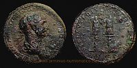 116-117 AD., Trajan, Rome mint, As, RIC 681. 