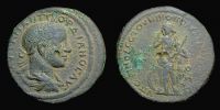 Nikopolis ad Istrum in Moesia Inferior, 241-243 AD., Gordian III, 4 Assaria, Pick 2072.