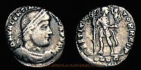 364-367 AD., Valentinian I, Lugdunum mint, Siliqua, RIC 6d. 